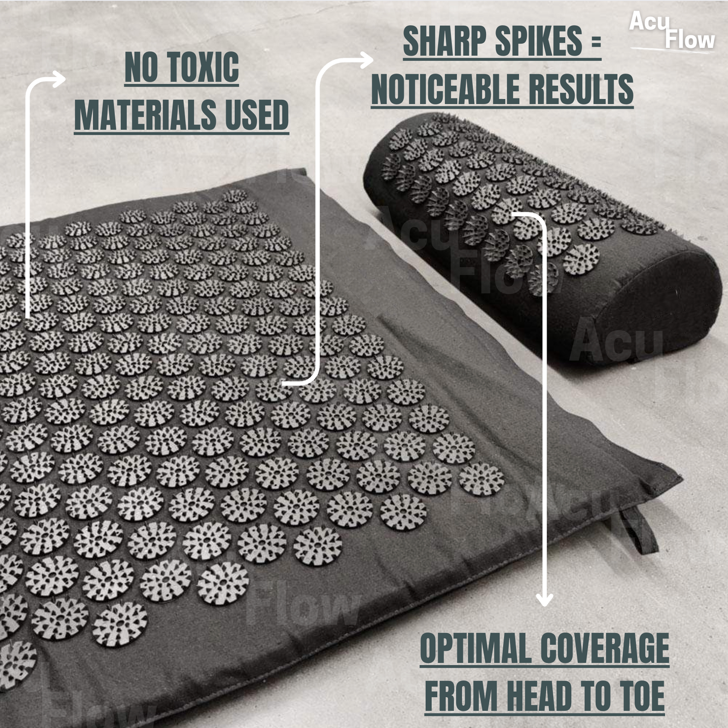 AcuFlow Acupuncture Pressure Massage Mat